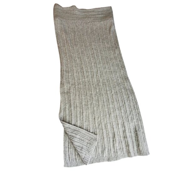 Wild Fable Ribbed Knit Maxi Skirt Size  XXL Gray Soft and cozy fabric blend - Picture 2 of 8